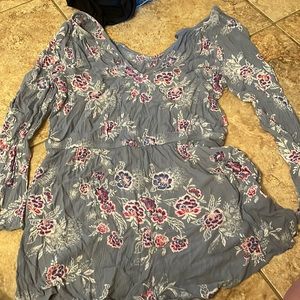 Long sleeve extra large romper